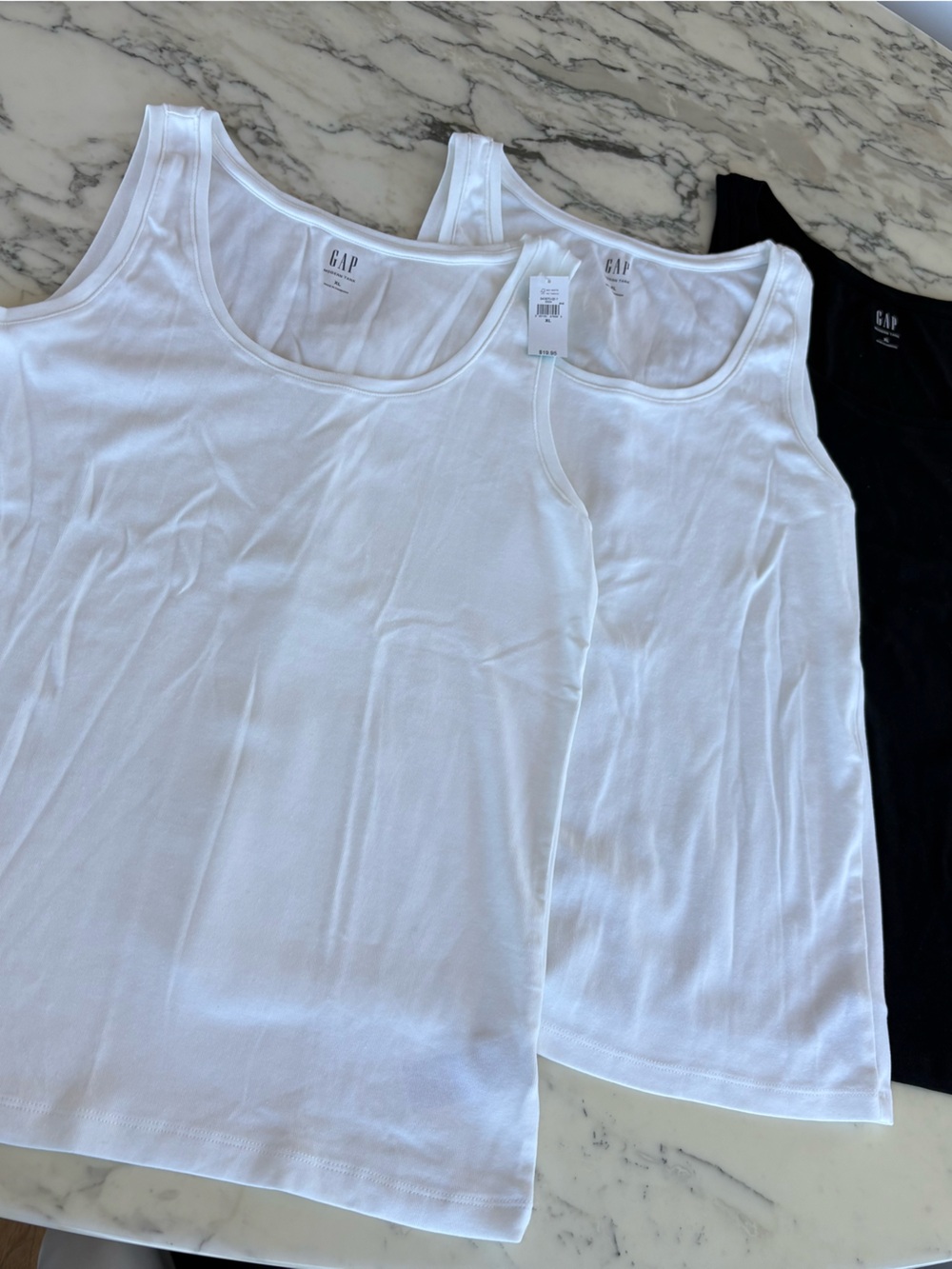 3 NEW Gap Modern Tank Tops Sz XL